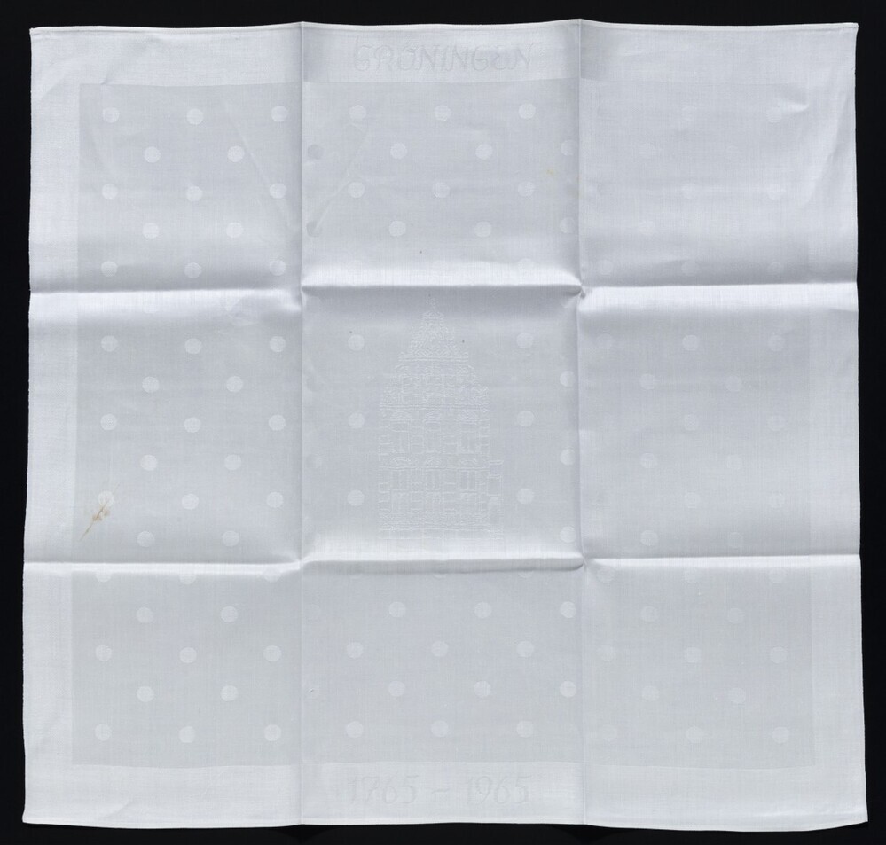 Tafellinnen De Groote Societeit Groningen 1765-1965