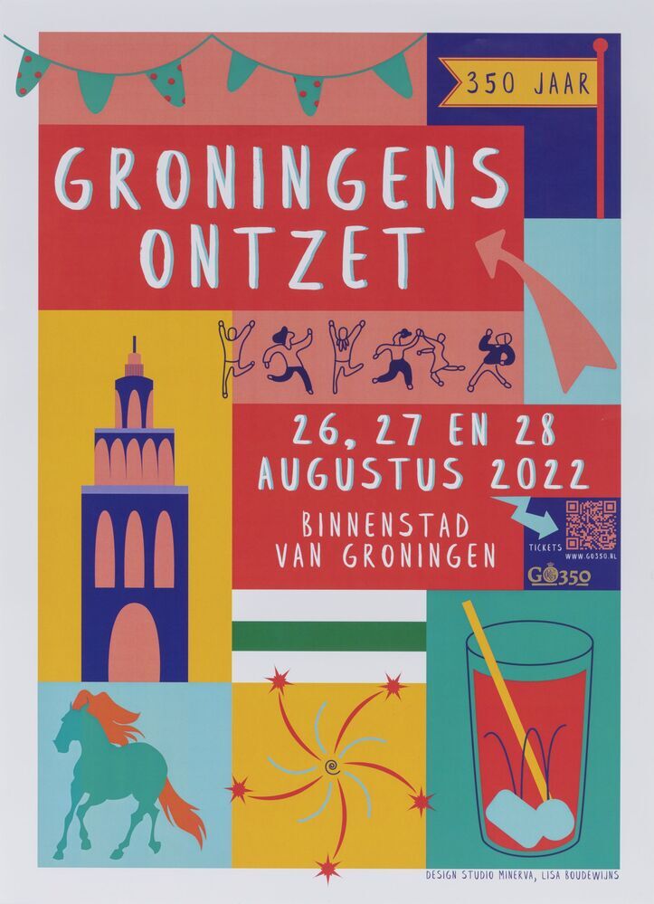 Affiche 350 jaar Gronings Ontzet