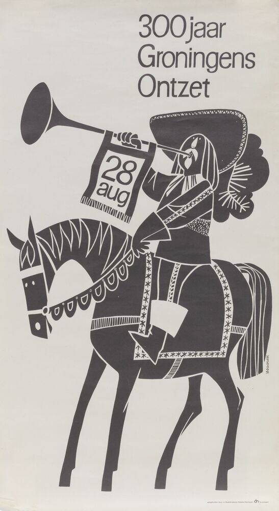 Affiche 300 jaar Groningens ontzet