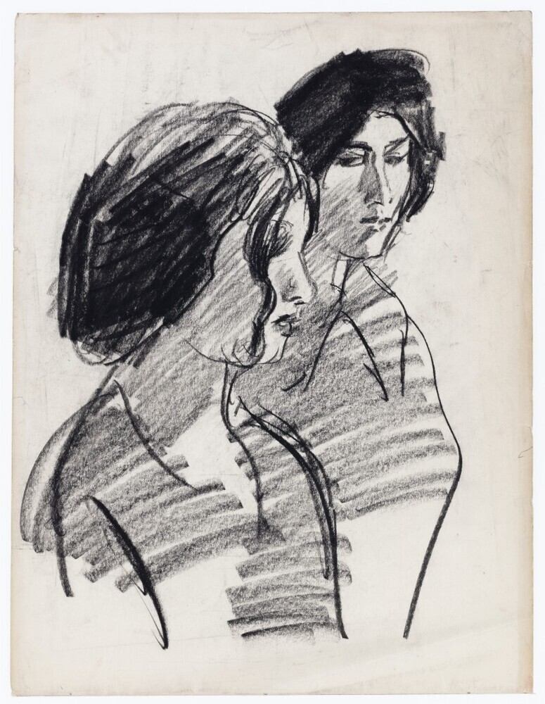 portret van twee vrouwen