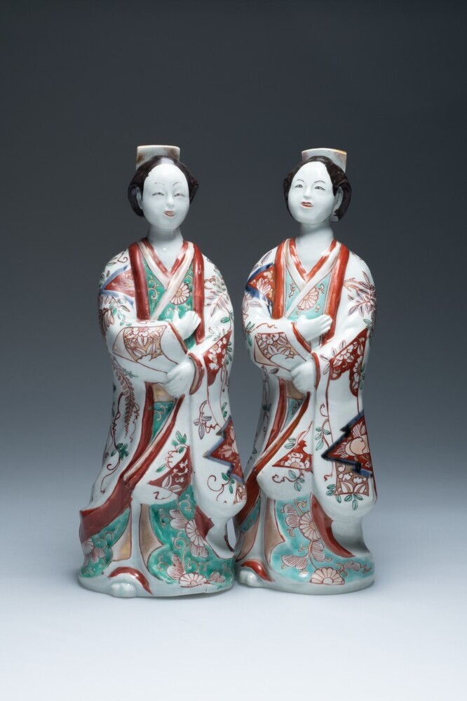 Figuur van een Japanse dame (bijin)