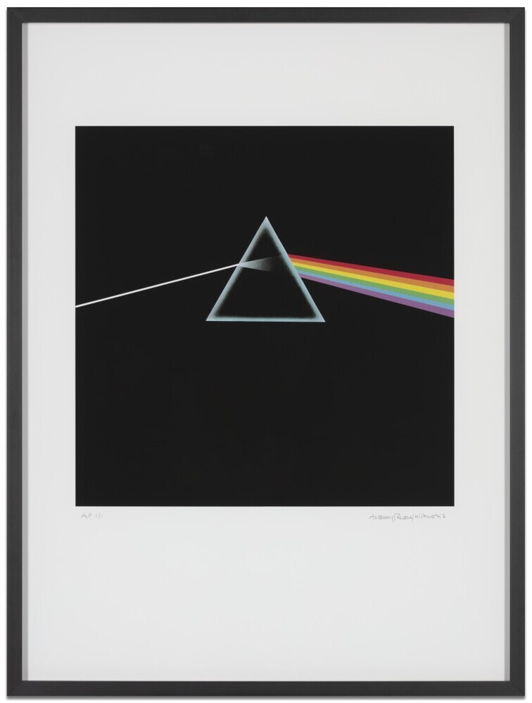 The dark side of the moon album cover, 1973