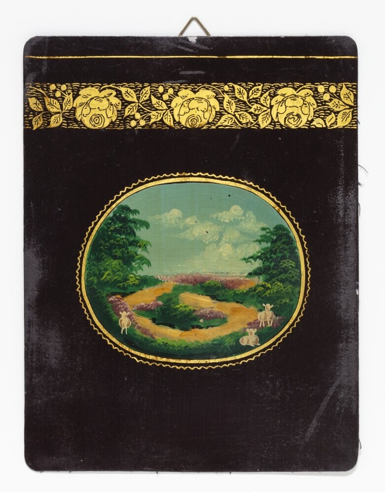 Voorbeeldplaatjes lakwerkdecoraties, 16 stuks