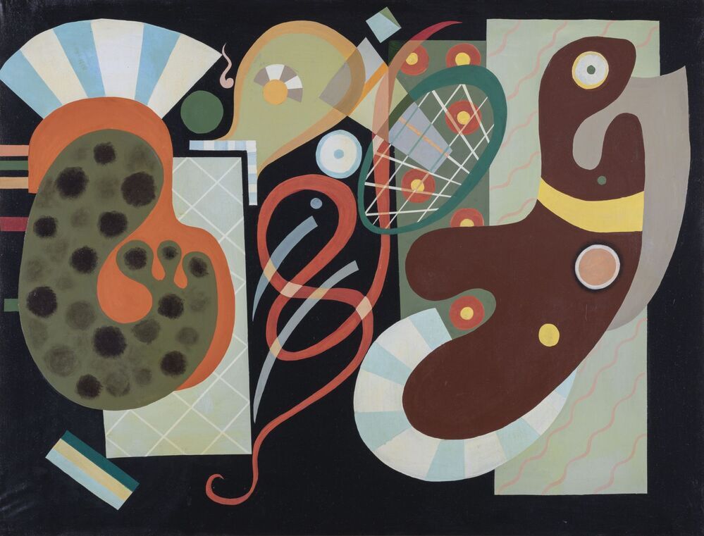 Kandinsky painting (uit serie: Bauhaus collectie)