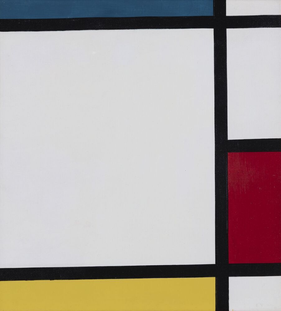 Mondrian painting (uit serie: Bauhaus collectie)