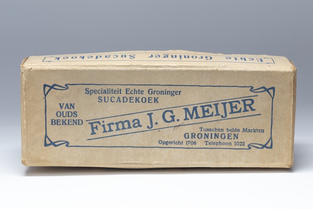 Koekdoos Firma J.G. Meijer Groningen