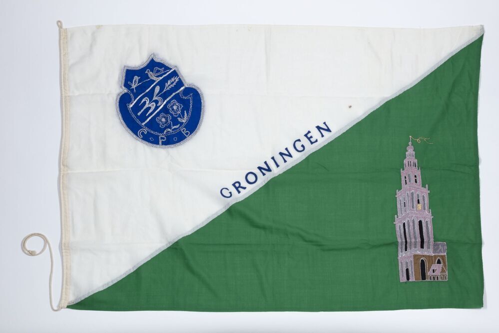 Vlag van de Christelijke Plattelandsvrouwen Bond (CPB), afdeling Groningen