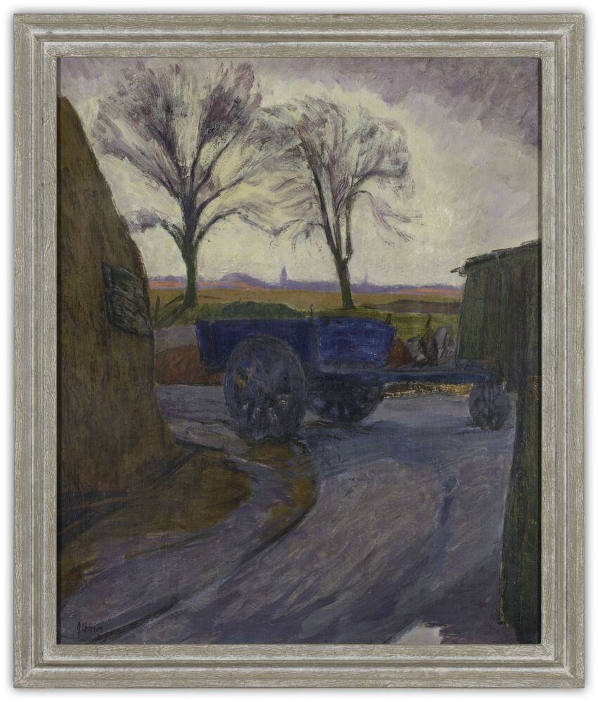 Blauwe kar bij Blauwborgje