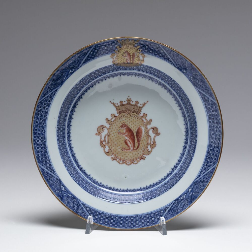 Diep bord familiewapen Sichterman