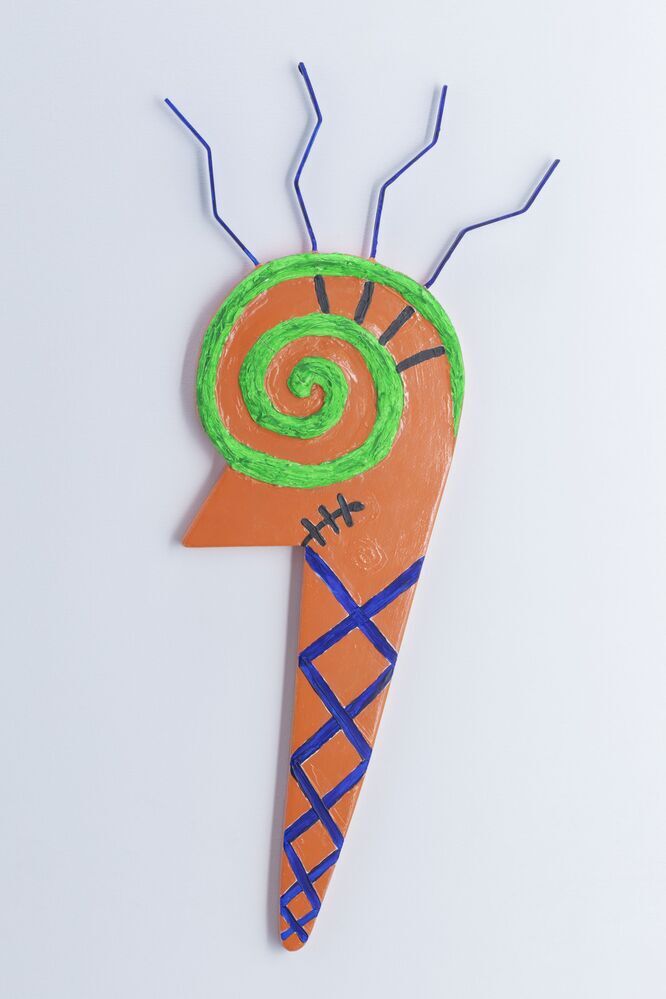 Ice scream (A), James Brown (B), Masker (C) (uit de serie Maskers)