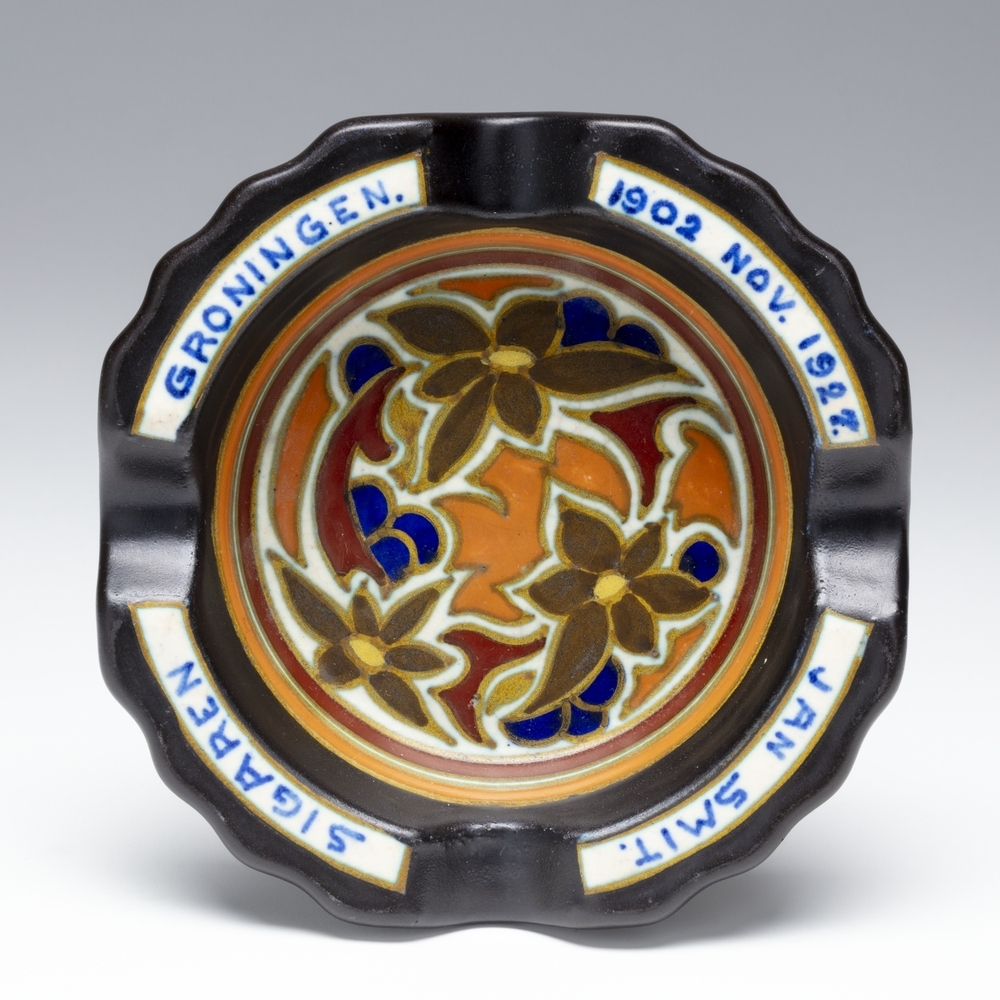 Asbak Jan Smit Sigaren Groningen 1902-nov 1927