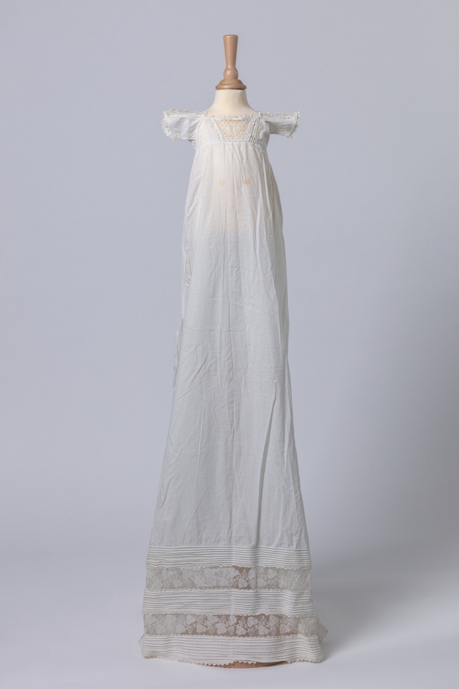 Baby doopjurk van wit katoen