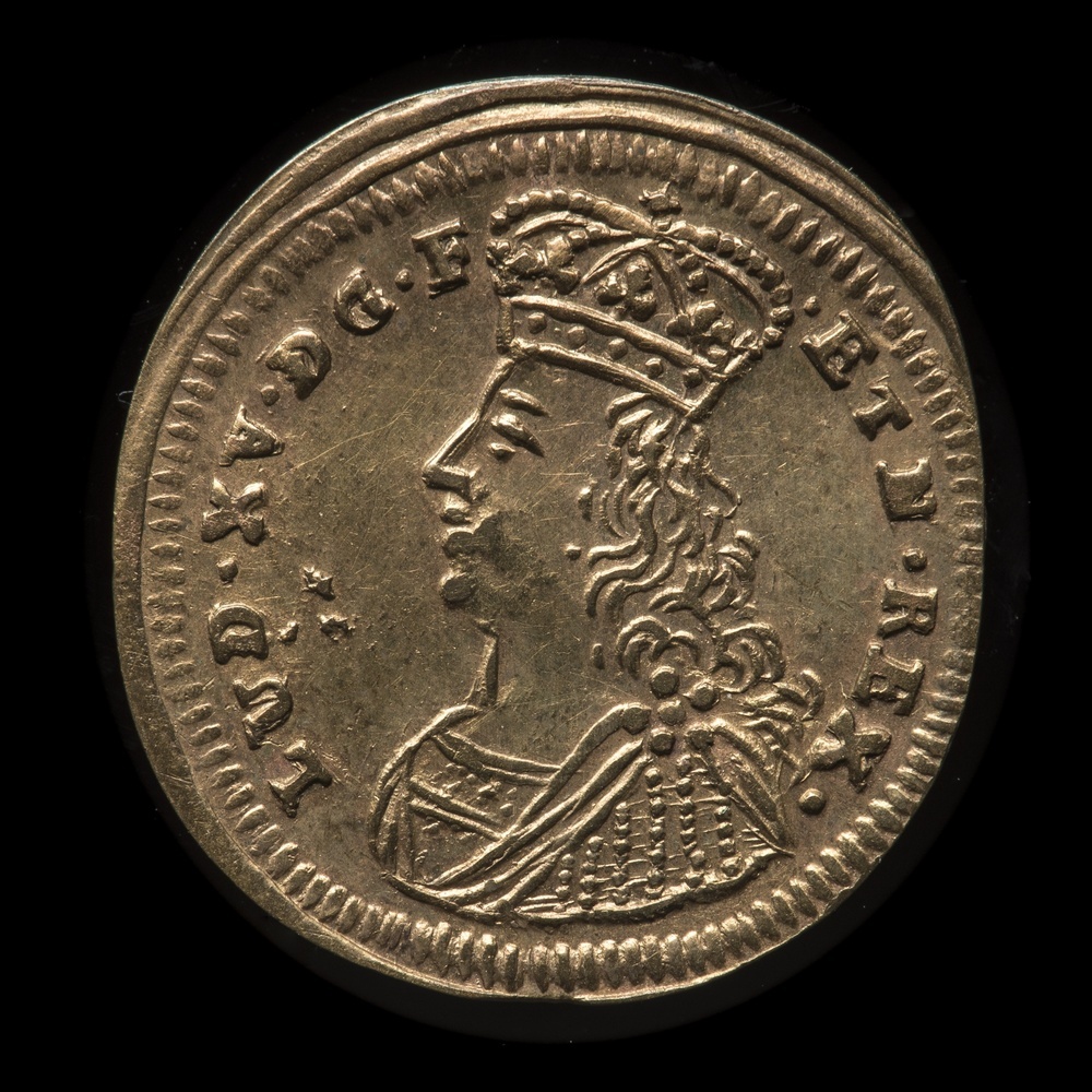 Rekenpenning Lodewijk XV Neurenberg z.j.