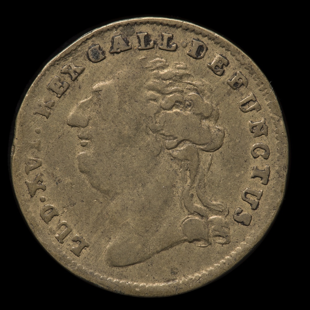 Rekenpenning Lodewijk XVI Neurenberg 1793