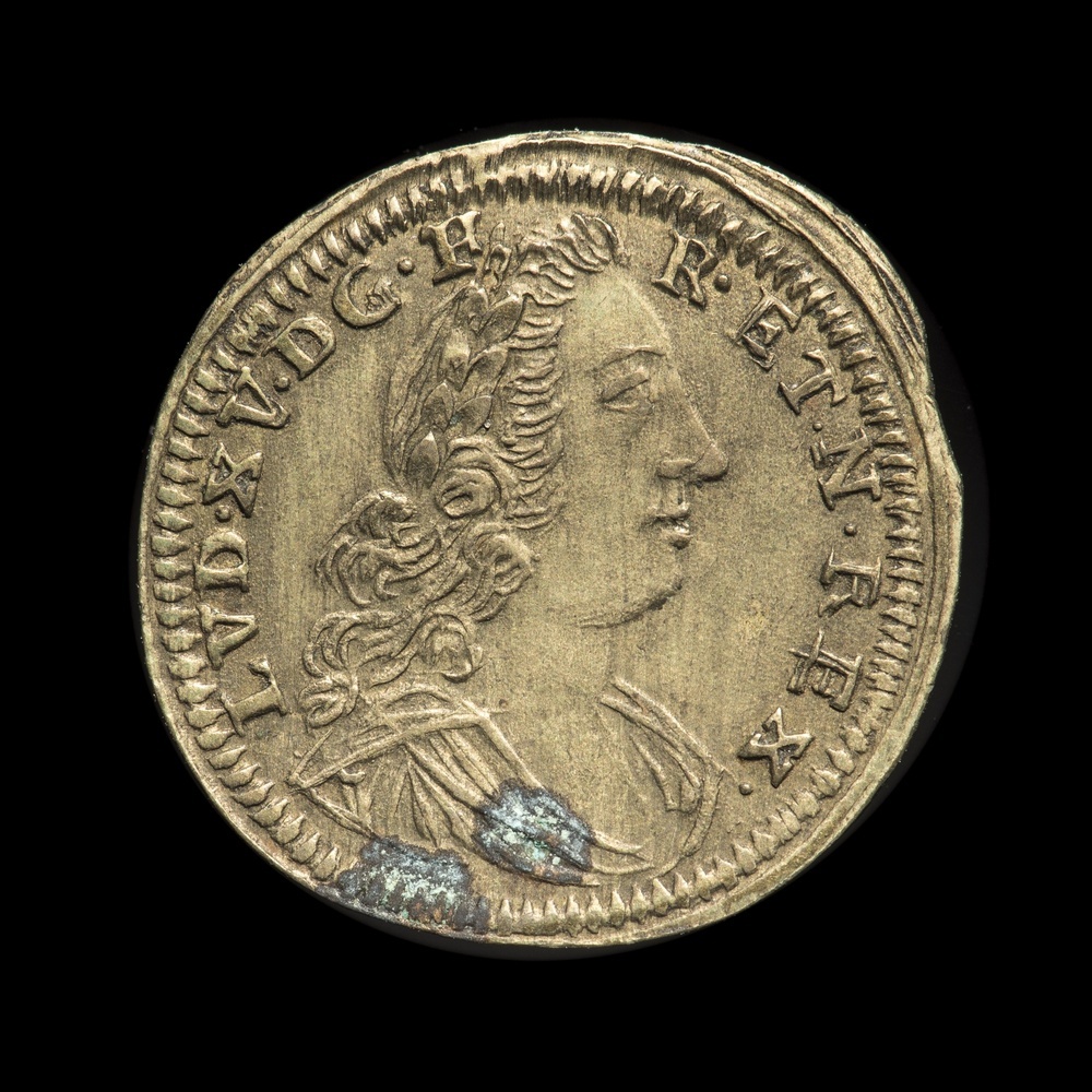 Rekenpenning Lodewijk XV Neurenberg z.j.