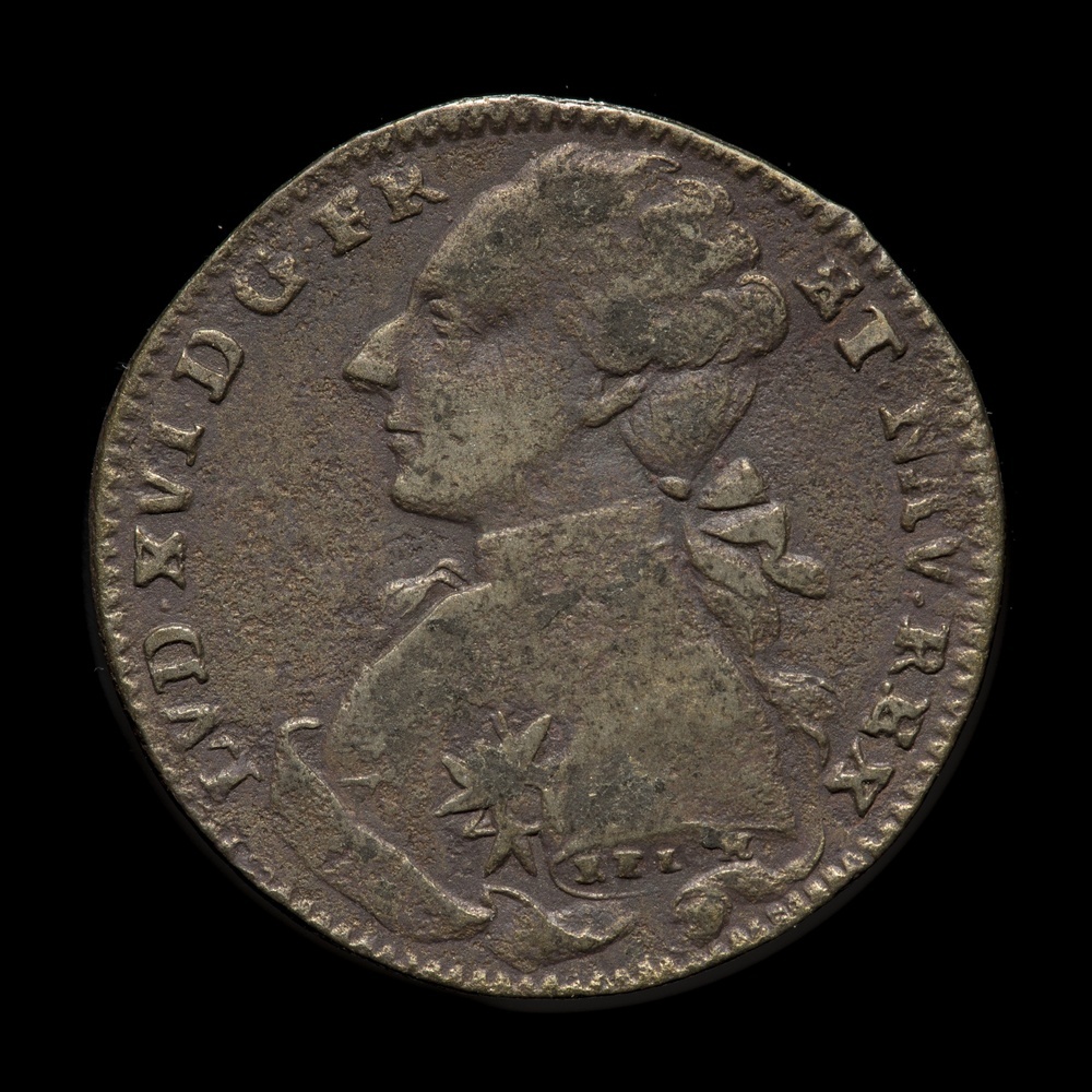 Speelpenning Lodewijk XVI Neurenberg z.j.