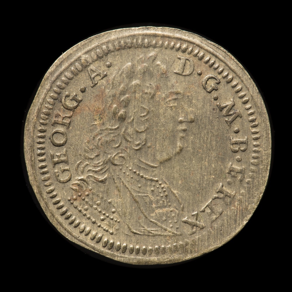 Rekenpenning George II Neurenberg z.j.