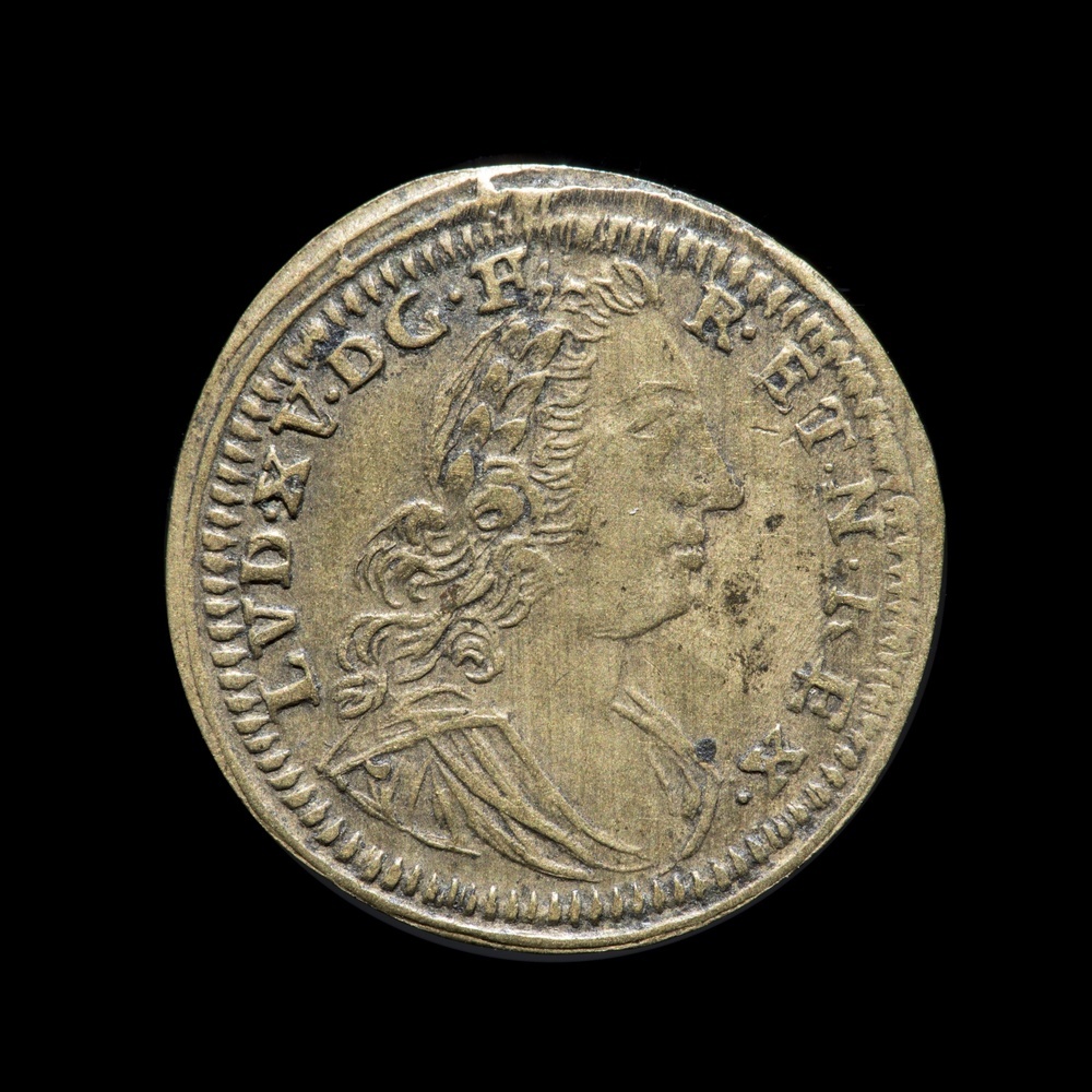 Rekenpenning Lodewijk XV Neurenberg z.j.