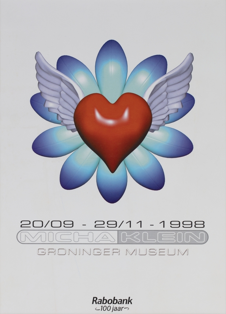 Affiche Groninger Museum: tentoonstelling Micha Klein 1998