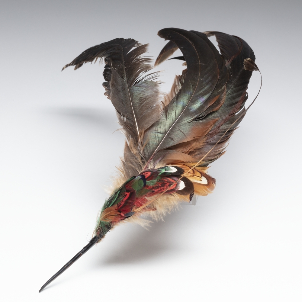 Veren hoedendecoratie of corsage