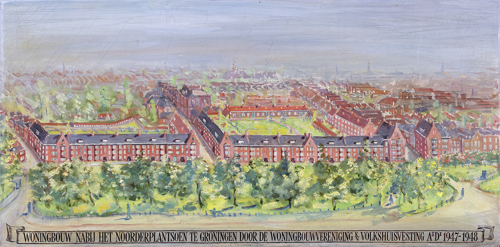 Woningbouw nabij het Noorderplantsoen te Groningen