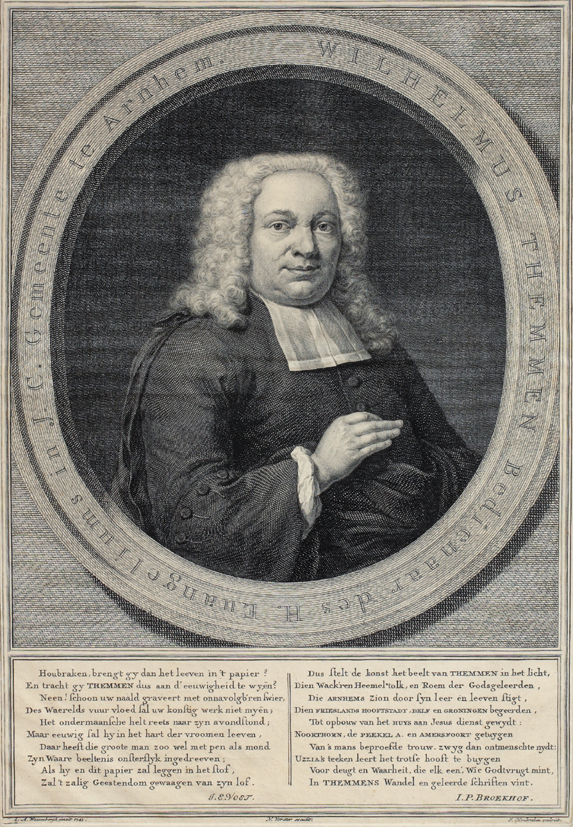 Wilhelmus Themmen, Bedienaar des H. Evangeliums in J.C. Gemeente te Arnhem