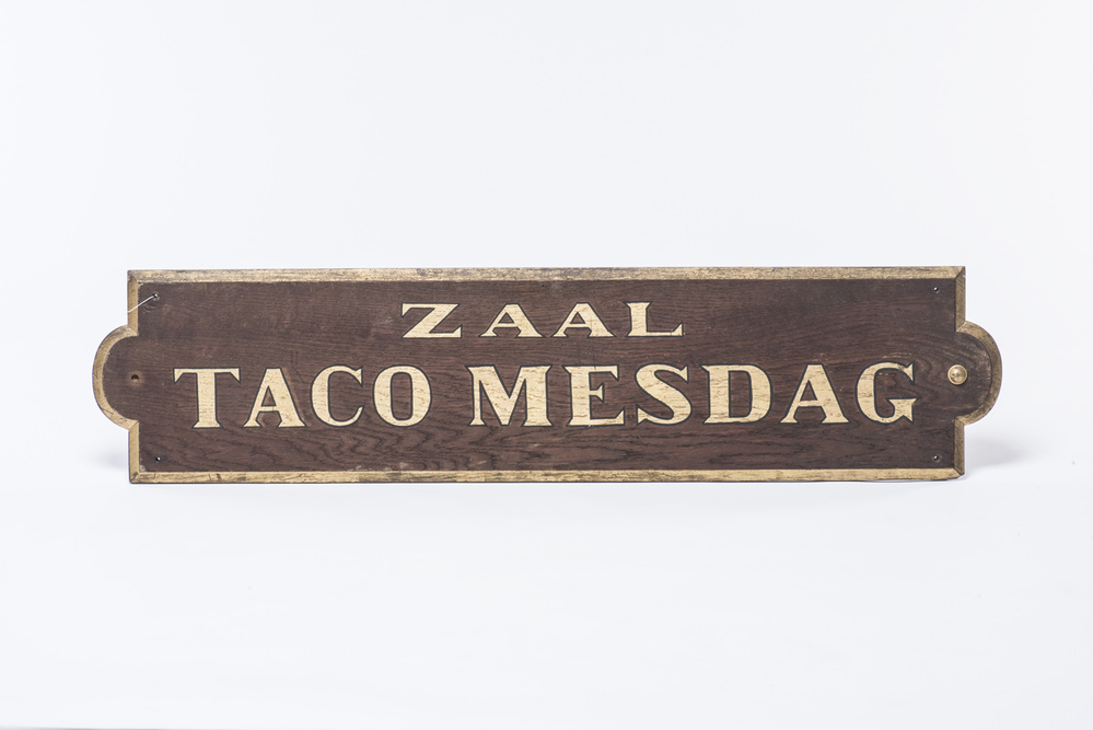 Tekstbord ZAAL TACO MESDAG